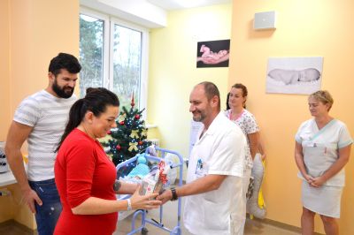 V listopadu se uskutečnil v Nemocnici AGEL Šternberk tisící porod letošního roku