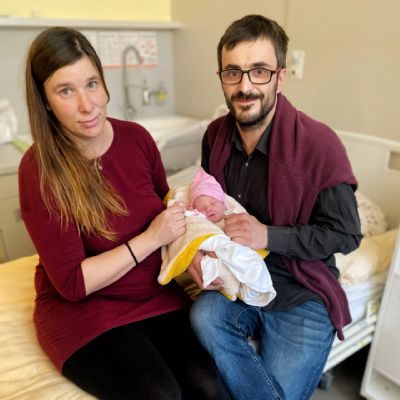Anička je prvním dítětem roku 2023 v porodnici Nemocnice AGEL Šternberk a zároveň v České republice