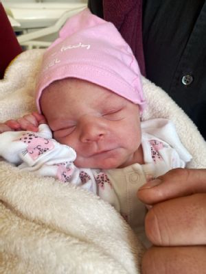 Anička je prvním dítětem roku 2023 v porodnici Nemocnice AGEL Šternberk a zároveň v České republice