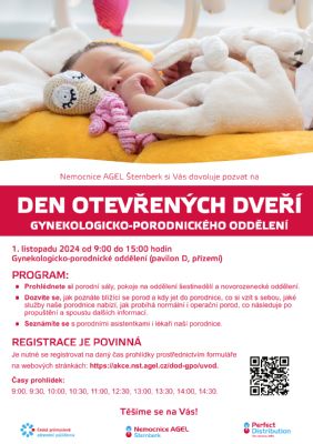 DEN OTEVŘENÝCH DVEŘÍ GYNEKOLOGICKO-PORODNICKÉHO ODDĚLENÍ